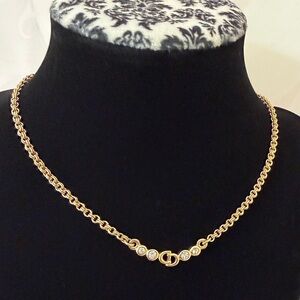 CHRISTIAN DIOR CRYSTAL NECKLACE